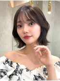 透明感カラーで作る大人美人な韓国ボブ