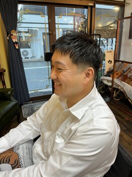 ゆとり炉の樹 のぐ男の写真/【メンズ専門サロン/春日原駅徒歩2分】夜20時までカット予約できる☆パーマも19時30分まで予約OK◎