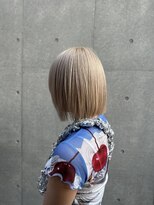 アディクト 綾瀬(ADDICT)&nbsp;【ADDICT_YUYA】ボブショート・ハイトーンミルクティー