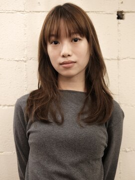 ランプ 代官山(the lamp) 前髪あり透明感ブラウンミディアムレイヤー