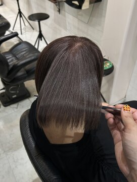 サロンドボーテキリコ(SALON DE BEAUTE KIRIKO) ショート × ネオメテオストレート