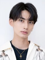 メゾンバイハバナ(maison by HAVANA)&nbsp;メンズサーフカール刈り上げセンターパートブルーブラック