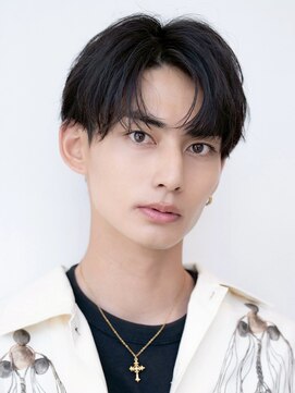 メゾンバイハバナ(maison by HAVANA) メンズサーフカール刈り上げセンターパートブルーブラック