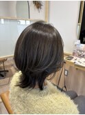 透明感グレージュ