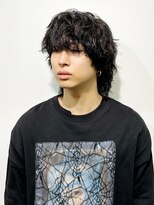 ルネラトーキョー(RUNERA TOKYO)&nbsp;パーマ/ウルフカット/黒髪/重めバング