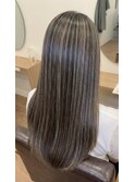 【3Dコントラスト】密度重視のハイライトロングストレート