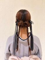 バサラ 大阪梅田店(VASARA)&nbsp;訪問着　ヘアセット　セミロング　和髪　まとめ髪　礼装　大阪　