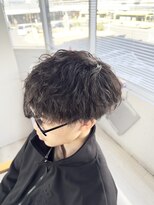 ラナヘアーサロン コウゾウジ(Lana hair salon KOZOJI)&nbsp;ウネウネパーマ　刈り上げセンターパート/春日井/春日井駅前