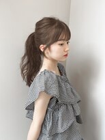 ボタン コロン 表参道 原宿(VOTAN COLON) オリーブブラウン/レイヤーカット/透明感カラー/韓国ヘア