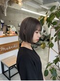 ボブ/縮毛矯正/韓国風タッセルボブ/レイヤーボブ/くびれボブ/