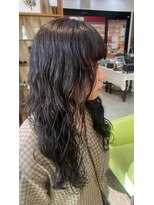 プランタンアヴェダ(printemps AVEDA)&nbsp;ロングのフワフワパーマ
