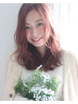 ロンド ルージュ 銀座店(Lond rouge) 【遠藤　駿】光に透ける透明感カラー☆ピンクベージュ☆