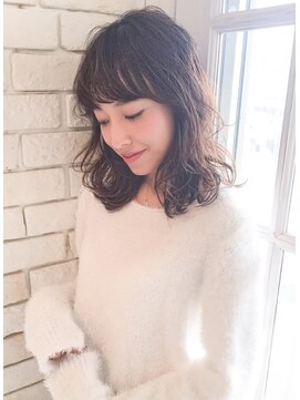 ティエラ 原宿 表参道(Tierra) Tierraスガ担当フラッフィーウェーブグレージュ【原宿/表参道】