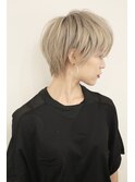 Coast.ショートヘア×シルバーアッシュ×クールカジュアル