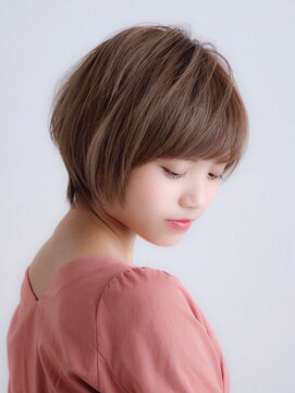 ビューティーコネクション ギンザ ヘアーサロン(Beauty Connection Ginza Hair salon) 《山崎美穂》ナチュラルグレージュカラー♪小顔丸みショート