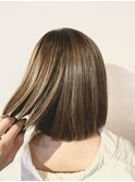 艶髪ストレートボブ