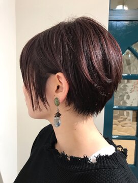 リアン(Lian) 【リアン】ショートボブ×ピンクレッドレッド