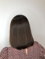 セシルカットフリンジウェーブ×大人かわいい前髪ココアブラウン