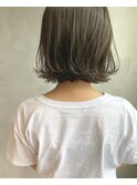 [kichi.] 切りっぱなしボブ×グレージュ