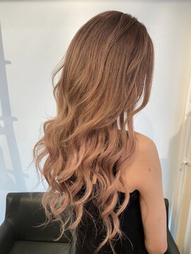 ウィリートーキョー 渋谷(WELLY TOKYO) ミルクティーベージュxシールエクステ☆速水悠介