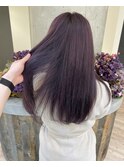 透明感！ラベンダーパープル☆【池袋、ヘアカラー、髪質改善】