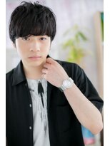 ミック ヘアアンドメイク アップ 駒込店(miq Hair&Make up)&nbsp;黒髪重めバング★デザイン性高い韓国マッシュ