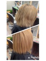 ヘアースペース 練馬店(hair space COCO) ブリーチ毛ダメージ毛にも対応、最強酸熱ケラチントリートメント