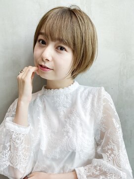 アイティーバイアルバム 松戸店(IT by ALBUM) ナチュナルマッシュショート_カーキグレージュマッシュ_38104