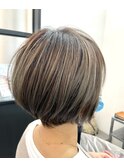 オトナ丸みショートボブ