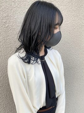 ヘアーデザイン ビビッド(HAIR DESIGN VIVID) 日光ミディアムボブウルフインナーカラー小顔カットくびれヘア