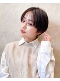 2wayバングのシースルーショート◎