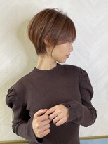 ロンド ストラーダ 心斎橋(Lond strada)&nbsp;ショートグレージュカラーボブウルフココアベージュ