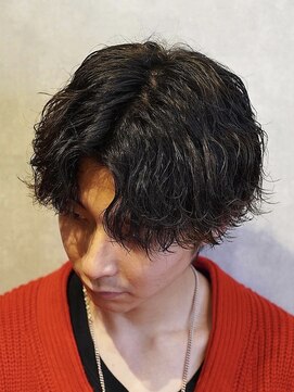 レイズ 名古屋(RAYS) 波巻きスパイラルパーマセンターパートウルフ h