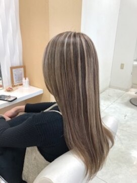 ヘアポジション 十文字店 HAIR Position くっきりハイライトカラー