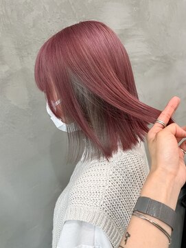 ペスカ 長町南店(pesca) pink × silver (2bleach)