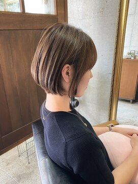 トト 船橋店(toto.) 黒髪/グレーベージュ/レイヤーロング/前髪パーマ[西船橋/津田沼]