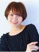 【竹之内蔵人】大人丸みショートボブ x ナチュラルブラウン
