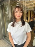 顔まわりレイヤーカット