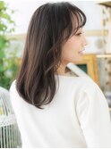 透け感バレイヤージュ黒髪エアストレートTb3上尾20代30代40代