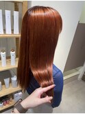 オレンジカラー/韓国/髪質改善/学割