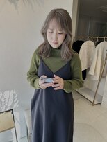 イト(itO.)&nbsp;韓国風顔周りレイヤー　ミルクティーベージュ