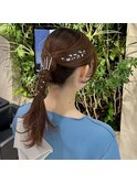 お呼ばれヘア