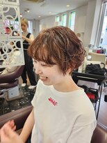 榮(Salon de 榮) ショートボブ×スパイラルパーマ