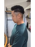 フェードカット　オールバック