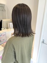 ケーアンドケー(K&K)&nbsp;◆ブリーチなしアッシュ系カラー◆切りっぱなしボブ