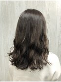 波巻き×アッシュカラー【TELA HAIR 君津店】