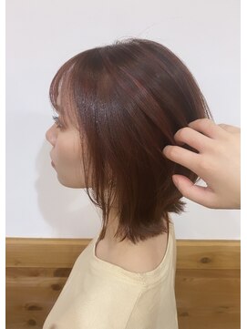 キュア 小岩店(cure) ハイライトピンクブラウン