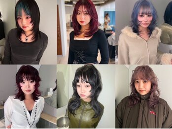 キオクエコ(KIOX eko)の写真/ハイトーンカラー×レイヤーカットでトレンド感のあるhairを提案☆前髪・顔周りのカットで顔立ちすっきり♪