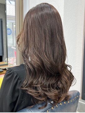 クラン 岡本(Chlan) ゆるふわ巻き×ラベンダーベージュ