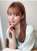 【OPEN】小顔前髪あり後れ毛サイドバングメルティカラー